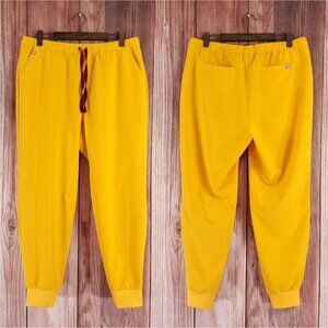 Figs Mens Size XL Tansen Scrub Pants Joggers Limited Edition Emergency Yellow